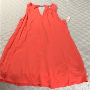 Coral old navy tank top dress